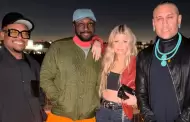 Fergie se reencontr� con Black Eyed Peas tras ocho a�os: "Que noche tan especial con mis hermanos"