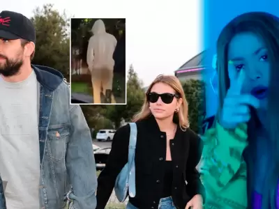 Le cantan canci�n de Shakira a Piqu� y generan inc�modo momento.