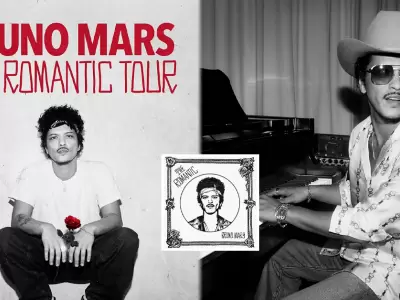 Bruno Mars confirma nuevo �lbum "The Romantic" y gira mundial en 2026.