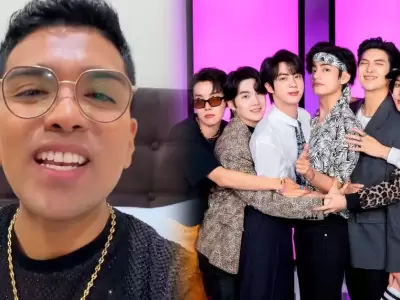 Christian Yaip�n del Grupo 5 emocionado por la llegada de BTS al Per� en su gira mundial