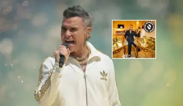 Robbie Williams rompe r�cord hist�rico en el Reino Unido.