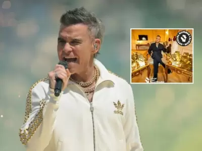 Robbie Williams rompe r�cord hist�rico en el Reino Unido.