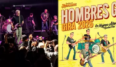 Hombres G confirma concierto en el Estadio Nacional este 2026.