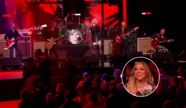 Foo Fighters y Taylor Momsen interpretaron canciones grunge in�ditas de Mariah Carey.