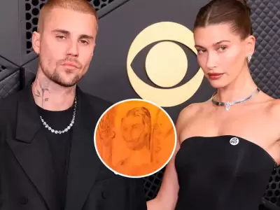 Justin Bieber mostr� el tatuaje que se hizo del rostro de Hailey Bieber