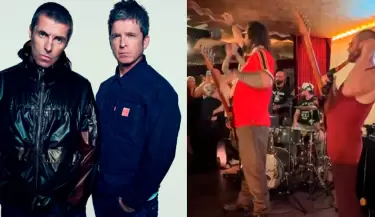 Jason Momoa sorprendi� al tocar canci�n de Oasis