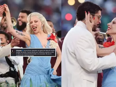 Lady Gaga expresa gratitud a Bad Bunny por incluirla en el medio tiempo del Super Bowl.