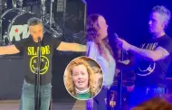 Robbie Williams invita al escenario a fan que se volvi� viral por documental en Netflix: "Bienvenida"