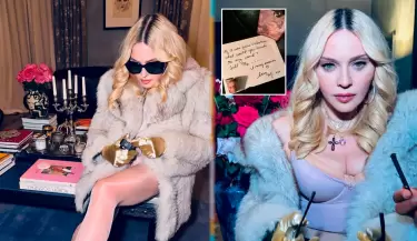 Madonna deja intrigados a sus fans con mensaje por San Valent�n y posible pista musical.