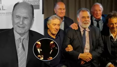 Al Pacino, Robert De Niro y Francis Ford Coppola le dicen adi�s a Robert Duvall.