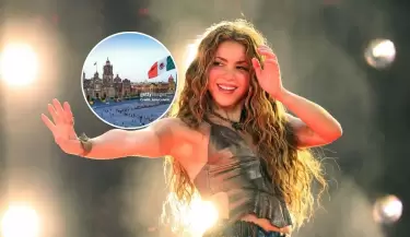 Shakira prepara show gratuito en Z�calo de la Ciudad de M�xico.