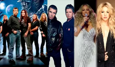 Iron Maiden, Oasis, Mariah Carey y Shakira entre los nominados al Sal�n de la Fama del Rock 2026.