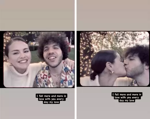 Selena G�mez a su esposo Benny Blanco