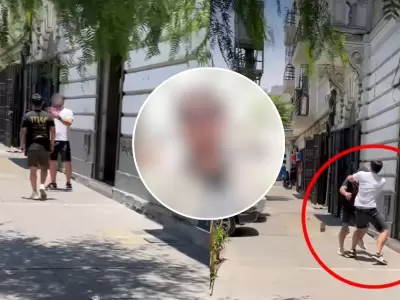 Cantante de banda rock peruana sorprende tras ser grabado en altercado en el Cercado de Lima.