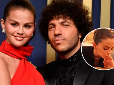 Selena G�mez besa pies sucios de su esposo Benny Blanco