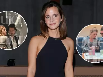 Emma Watson luce enamorada.