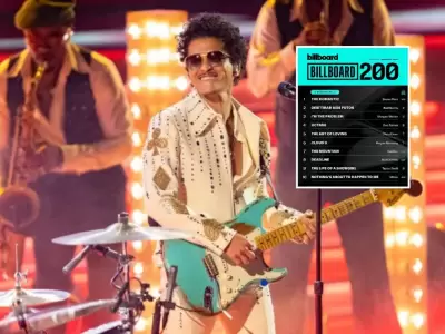 Bruno Mars conquista nuevamente el No. 1 en Billboard 200 con "The Romantic".