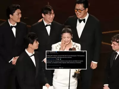 Interrumpen discurso de HUNTR/X en los Oscar y desata la furia de los fans.