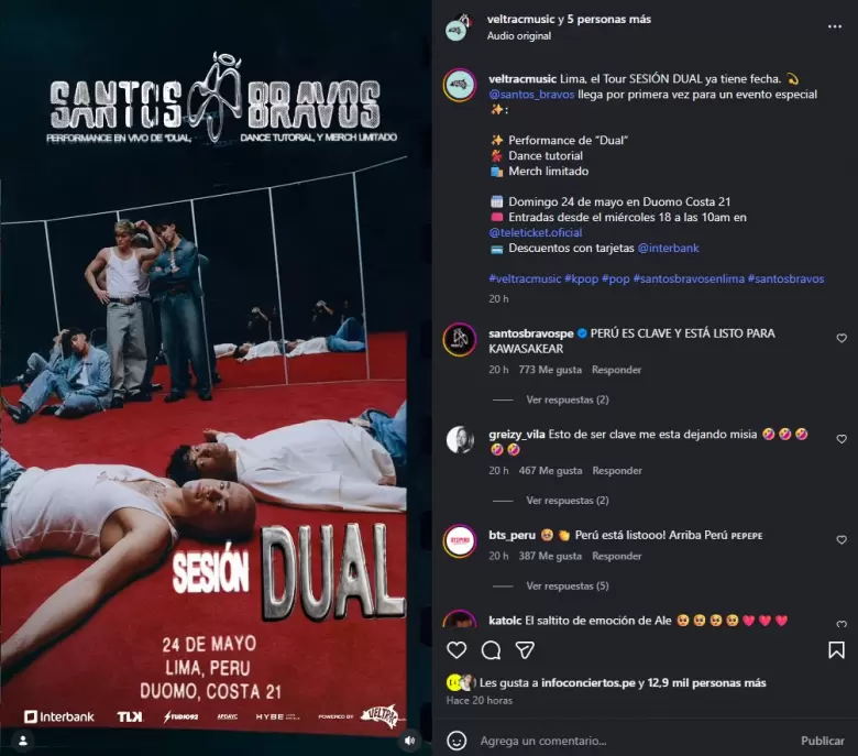 Santos Bravos comenta que "Per� es clave". (Captura de pantalla)