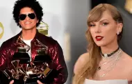Bruno Mars rompe su silencio tras rumores de rivalidad con Taylor Swift �Qu� dijo?