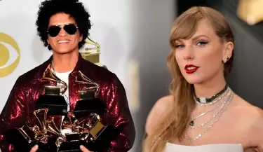 Bruno Mars sobre rumores de rivalidad con Taylor Swift