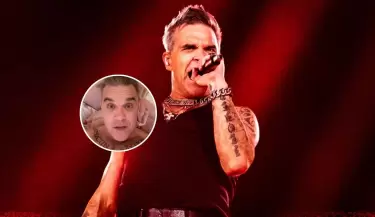 Robbie Williams sorprende con saludo previo a su show en Lima.
