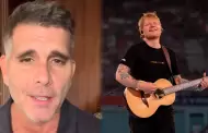 Christian Meier emocionado porque abrir� el concierto de Ed Sheeran en Lima: "Qu� ilusi�n contarles esto"
