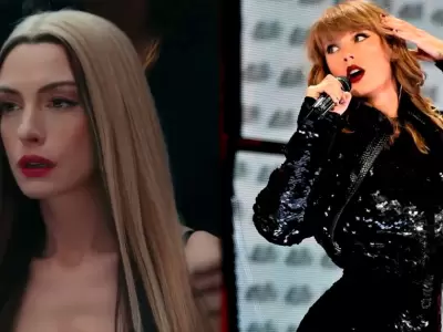Anne Hathaway toma como referencia a Taylor Swift para "Mother Mary".