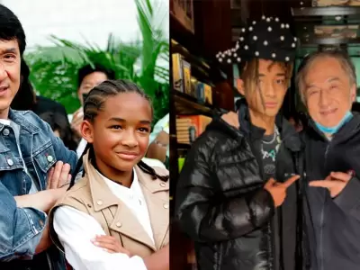 Jaden Smith y Jackie Chan se reencontraron.