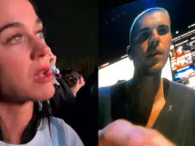 Katy Perry lanza curiosa frase en show de Justin Bieber en Coachella.