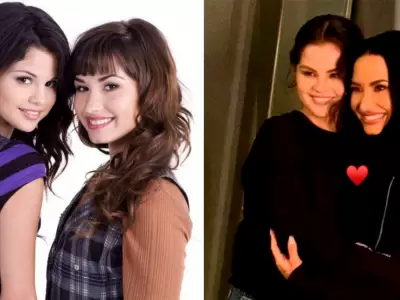Selena Gomez y Demi Lovato compartieron un tierno abrazo detr�s de escena.