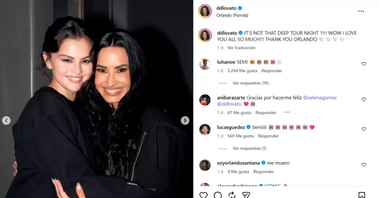 Demi Lovato y Selena Gomez se reencuentran.