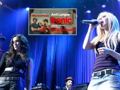 Avril Lavigne reinterpreta "Ironic" de Alanis Morissette para pel�cula.