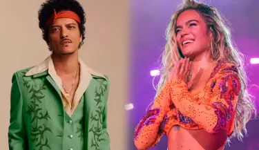 Bruno Mars estar�a preparando lanzar una colaboraci�n con Karol G