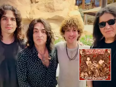Hijos de Paul Stanley y Gene Simmons anuncian su primer disco como banda.