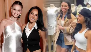 Selena G�mez y Becky G juntas grabando en Los �ngeles