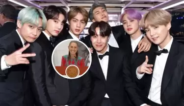 BTS se reunir� con la presidenta de M�xico y eval�an saludo desde el balc�n para fans.