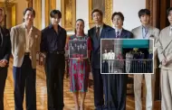 BTS causa furor en el Z�calo de M�xico tras aparecer en balconazo junto a la presidenta Claudia Sheinbaum