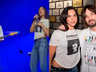 Dua Lipa aparece de sorpresa en show de Tame Impala y canta "Houdini".