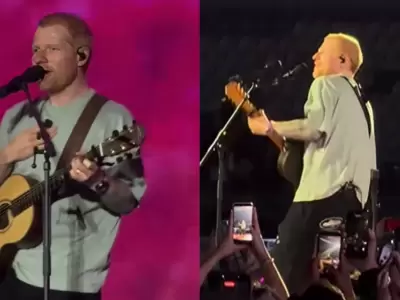 Ed Sheeran hace vibrar Lima y sorprende cantando "Per�" en el Estadio Nacional.