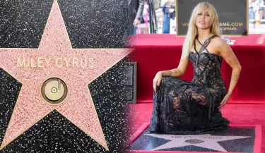 Miley Cyrus recibe su estrella en el Paseo de la Fama de Hollywood