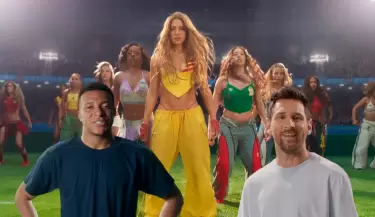 Shakira estrena videoclip de "Dai Dai" y sorprende con Messi, Mbapp� y m�s leyendas del f�tbol.